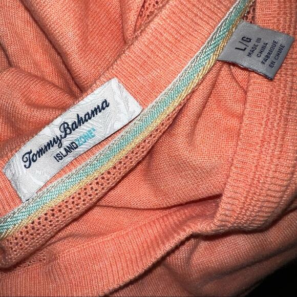 Tommy Bahama Cool Tide Islandzone V-neck Sweater(small imperfection) - Picture 4 of 6